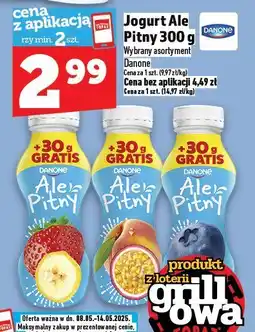 Topaz Jogurt Ale Pitny 300g Danone oferta