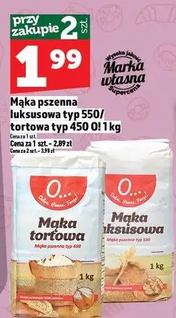 Topaz Mąka pszenna luksusowa typ 550/tortowa typ 450 1 kg Marka Własna oferta