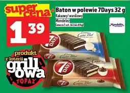 Topaz Baton w polewie 7Days 32 g Mondelez oferta