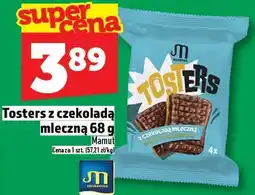 Topaz Tosters z czekoladą mleczną 68 g Mamut oferta
