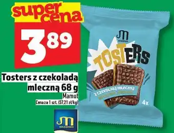 Topaz Tosters z czekoladą mleczną 68 g Mamut oferta