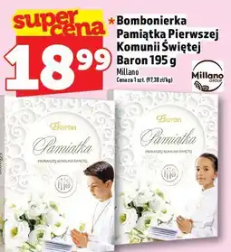 Topaz Bombonierka Pamiątka Pierwszej Komunii Świętej 195 g Baron oferta