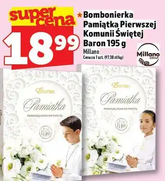 Topaz Bombonierka Pamiątka Pierwszej Komunii Świętej 195 g Baron oferta
