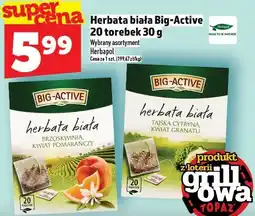 Topaz Herbata biała Big-Active 20 torebek 30 g Herbapol oferta