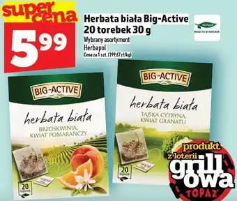 Topaz Herbata biała Big-Active 20 torebek 30 g Herbapol oferta