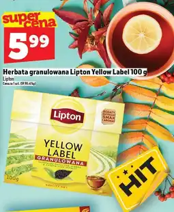 Topaz Herbata granulowana Lipton Yellow Label 100 g oferta