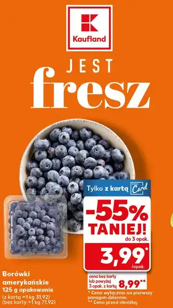 Kaufland Borówki amerykańskie oferta