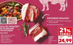 Kaufland Szponder wołowy oferta