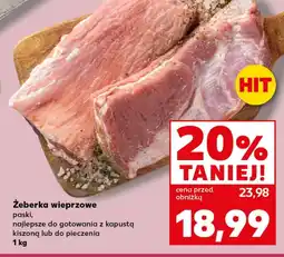 Kaufland Żeberka wieprzowe Hit oferta