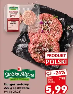 Kaufland Burger K-Stoisko Mięsne oferta