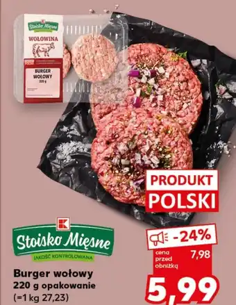 Kaufland Burger K-Stoisko Mięsne oferta
