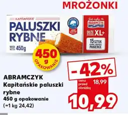Kaufland Paluszki rybne Abramczyk oferta