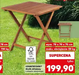 Kaufland Stolik składany Countryside oferta