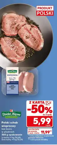 Kaufland Schab wieprzowy K-Stoisko Mięsne oferta