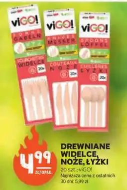 Stokrotka Market Drewniane widelce, noże, łyżki oferta