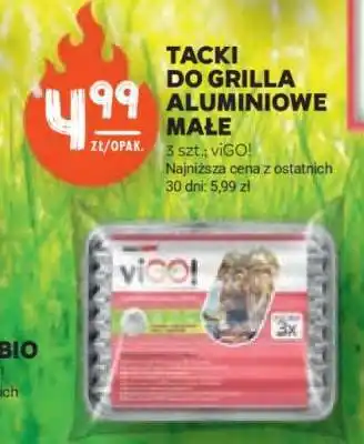 Stokrotka Market Tacki do grilla aluminiowe małe oferta