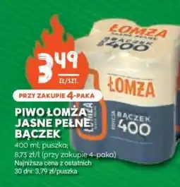 Stokrotka Market PIWO ŁOMŻA JASNE PEŁNE BĄCZEK oferta