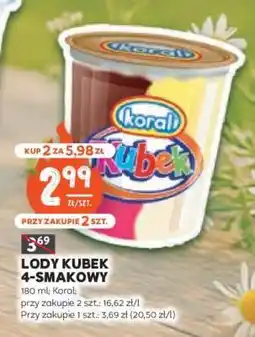 Stokrotka Market Lody Kubek 4-smakowy oferta