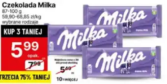 Delikatesy Centrum Czekolada Milka 87-100g oferta