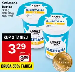 Delikatesy Centrum Śmietana Kanka 330g oferta