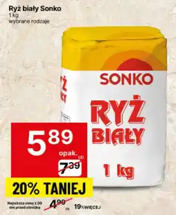 Delikatesy Centrum Ryż biały Sonko 1kg oferta