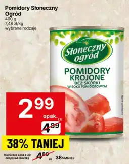 Delikatesy Centrum Pomidory Słoneczny Ogród krojone w soku pomidorowym oferta