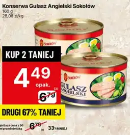 Delikatesy Centrum Konserwa Gulasz Angielski Sokołów oferta