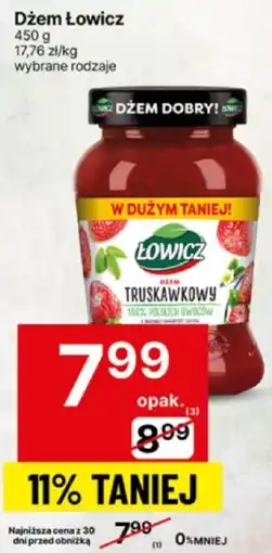Delikatesy Centrum Dżem Łowicz truskawkowy oferta