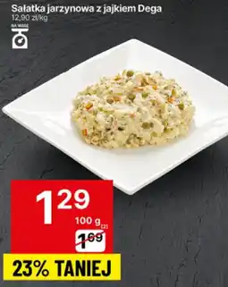 Delikatesy Centrum Sałatka jarzynowa z jajkiem Dega 100g oferta