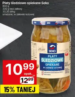 Delikatesy Centrum Płaty śledziowe opiekane Seko 800g oferta