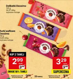 Delikatesy Centrum Rurki waflowe Dessimo 150g oferta
