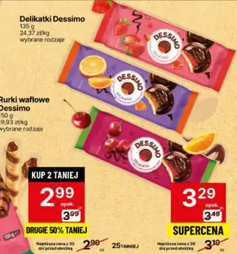 Delikatesy Centrum Rurki waflowe Dessimo 150g oferta