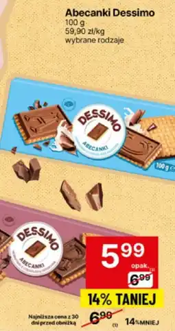 Delikatesy Centrum Ciastka Abecanki Dessimo 100g oferta