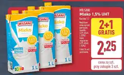 ALDI MILSANI Mleko 1,5% UHT oferta