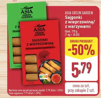 ALDI ASIA GREEN GARDEN Sajgonki z wieprzowiną/ z warzywami oferta