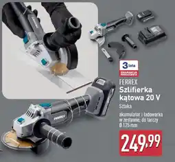 ALDI FERREX Szlifierka kątowa 20 V oferta