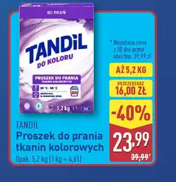 ALDI TANDIL Proszek do prania tkanin kolorowych oferta