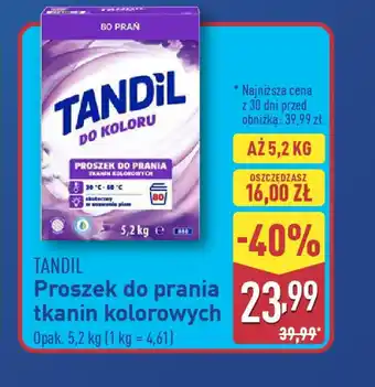 ALDI TANDIL Proszek do prania tkanin kolorowych oferta