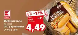 Kaufland Bułki pszenne hot dog oferta