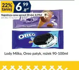 Sużyw Lody Milka, Oreo patyk, rożek oferta
