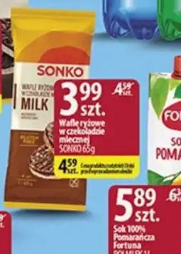 Delisso Delikatesy Wafle ryżowe w czekoladzie mlecznej Sonko oferta