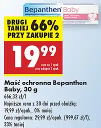 Biedronka Maść ochronna Bepanthep Baby oferta