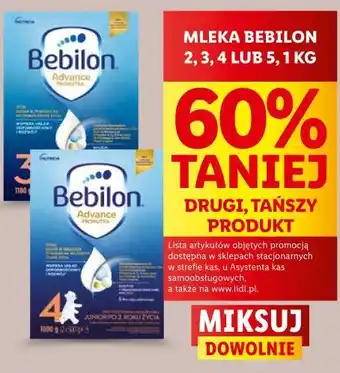 Lidl Mleko Bebilon oferta