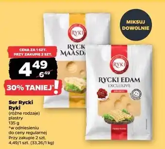 Netto Ser rycki maasdam Ryki oferta