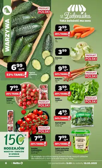 Netto Ogórek gruntowy polska oferta