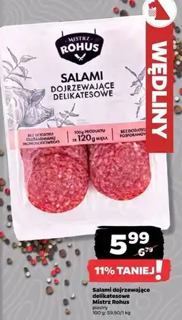 Netto Salami dojrzewające Mistrz Rohus oferta