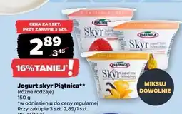 Netto Jogurt typu islandzkiego truskawkowy Piątnica Skyr oferta