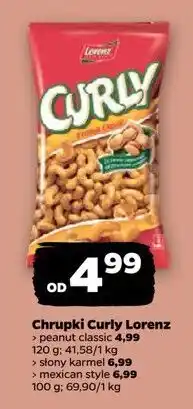 Netto Chrupki salted caramel Lorenz Curly oferta