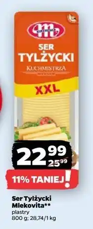 Netto Ser tylżycki kuchmistrza plastry Mlekovita oferta