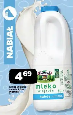 Netto Mleko wiejskie 2% Piątnica oferta